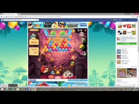 Angry Birds POP! on Facebook - Level 40 Walkthrough