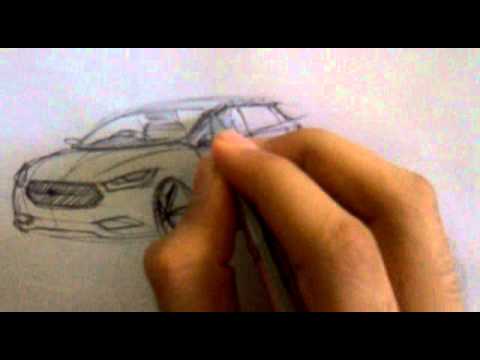 Raviraj's Car Sketch