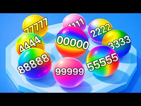 Rolling Balls Swallowing 🆚 Merge Guys 2048 🔥 New Update Satisfying Gameplay Android iOS Ep-86