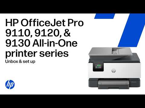 Thumbnail for How to Unbox & Set Up | HP OfficeJet Pro 9110, 9120, & 9130 All-in-One Printer Series