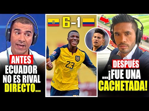 el Día que Colombia SUBESTIMÓ a Ecuador y Moisés Caicedo LOS DETR0ZÓ con 19 AÑOS! - EC 6 COL 1