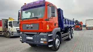 MAN TGA 33.350 / 6×4 / WYWROTKA / HYDROBURTA / MEILLER KIPPER / BORD
