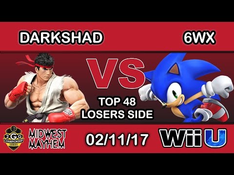 2GGC: Midwest Mayhem - DarkShad (Ryu) Vs. Circa | 6WX (Sonic) Top 48 Losers