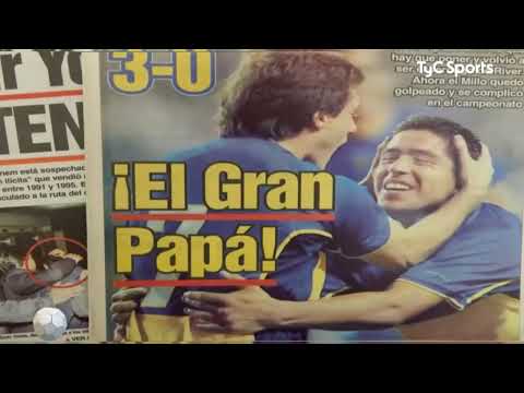 Asi jugo RIQUELME el dia del historico "TOPO GIGIO" (Boca vs River 2001)
