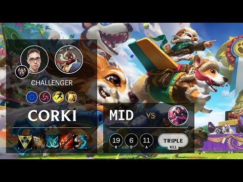 Corki Mid vs Irelia - EUW Challenger Patch 10.7