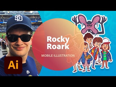 Live Illustration with Rocky Roark - 1 of 3 | Adobe Creative Cloud