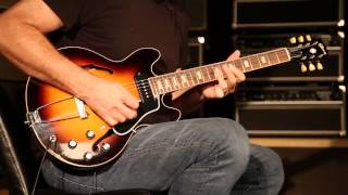 Video thumbnail for Gibson Memphis ES-390 with P-90s Gloss  •  SN: 10224710 by Wildwood Guitars