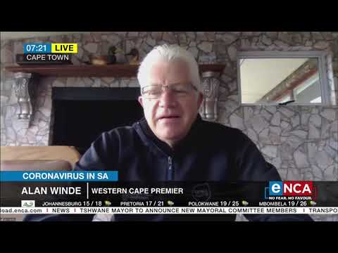 COVID 19 Discussion Alan Winde speaks on WC fourth wave