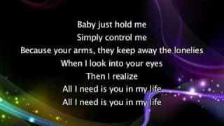 Alicia Keys - Never Felt This Way, Lyrics In Video