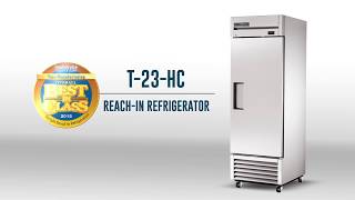 True T-23-HC 27 One Section Solid Door Reach-In Refrigerator