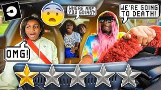 Picked Up Mirah , Dejah &amp; Macei  In An UBER UNDER DISGUISE!! *Hilarious*