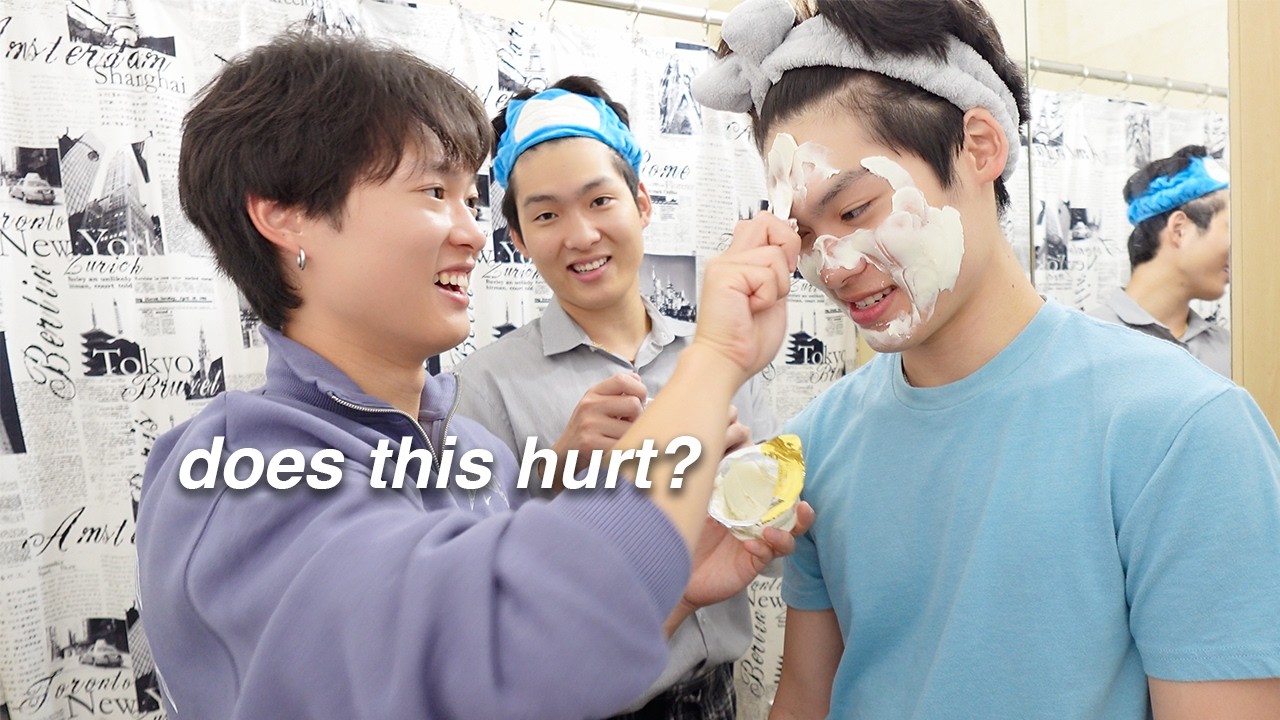 BROTHERS ATTEMPT KOREA'S MOST PAINFUL SKINCARE