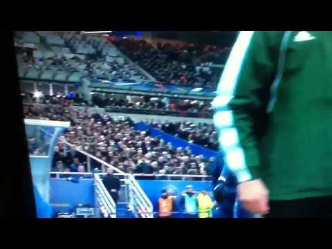 France vs Spain pogba's red card one min after receiving a