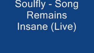 Soulfly - Song Remains Insane (Live)
