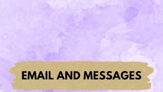 Lamakū: Email and Messages