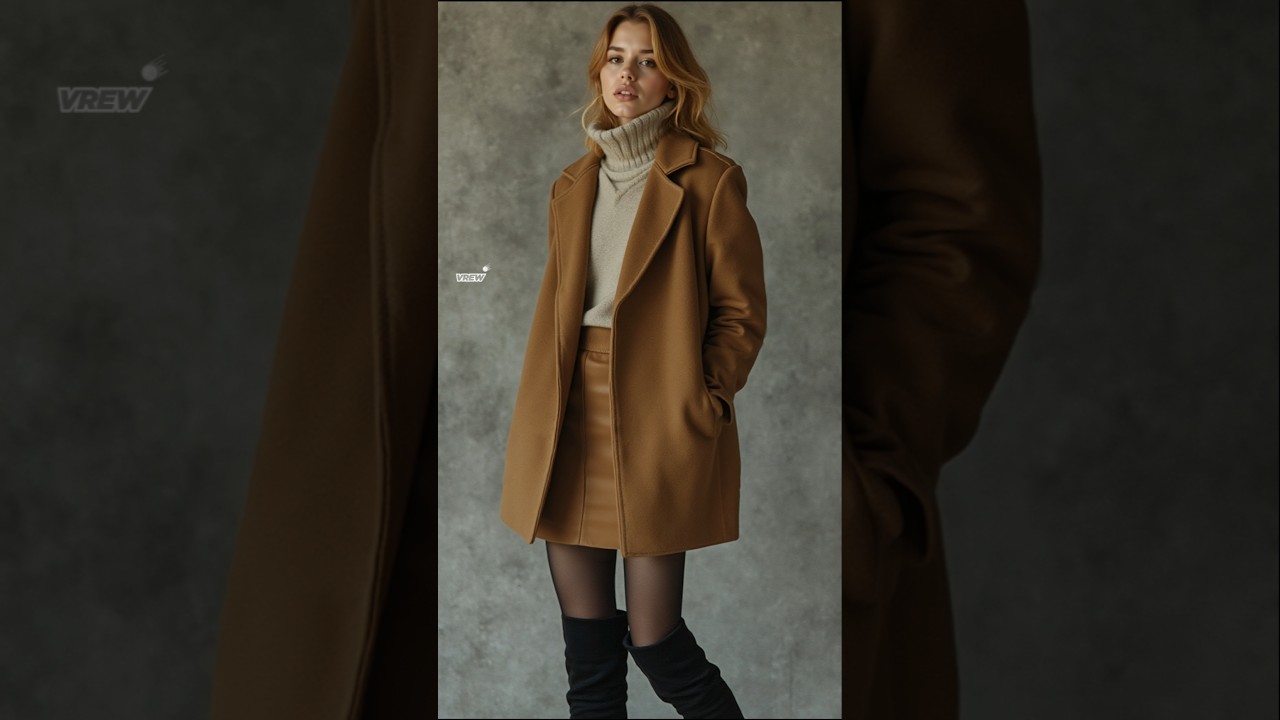 2024 Winter fashions - suede jacket & mini skirt #styles #outfits