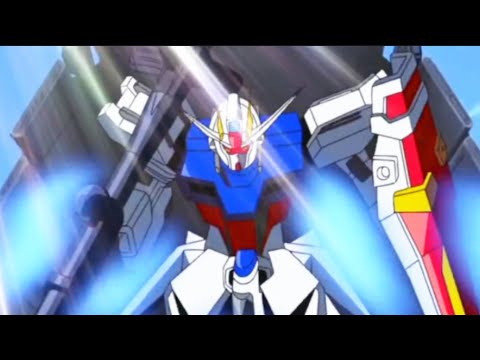 FX-550+AQM/E-X03 Launcher Grasper/ GAT-X105 Strike Gundam vs AMF-101 DINN/UMF-4A GOOhN