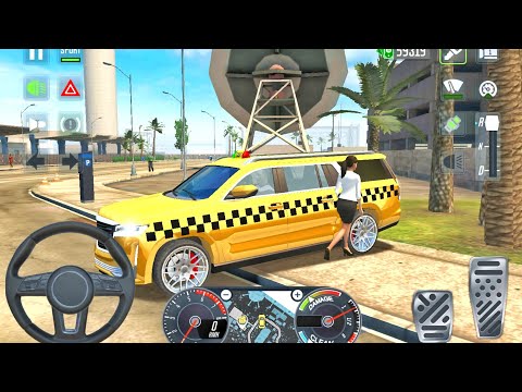 SUV Taxi Simulator 2020 - 4x4 Uber City Driving! - Car Game Android Gameplay