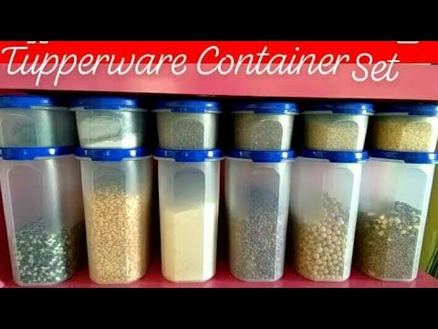 Tupperware modular mates oval plastic container set