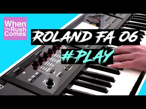 Roland FA-06 synthesizer | Play (sounds demo)