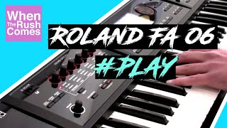 Video thumbnail for Roland FA-06 synthesizer | Play (sounds demo) by Whentherushcomes