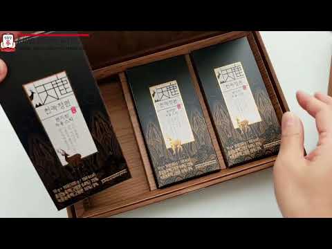 [Mở Hộp] Nước Hồng Sâm Nhung Hươu Jung Kwan Jang (홍삼정) Cheon Nok Sam 10g x 30 gói