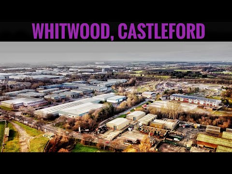 Drone footage of Whitwood, Castleford starting at Diggerland Wilko’s