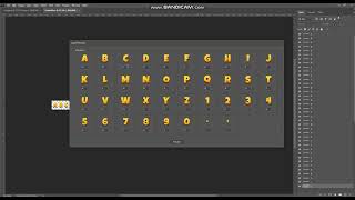 BitmapFontGenerator_Photoshop Script