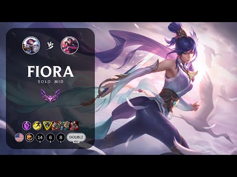 Fiora Mid vs Irelia - NA Master Patch 13.12
