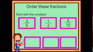 P3   Comparing and Ordering Fractions