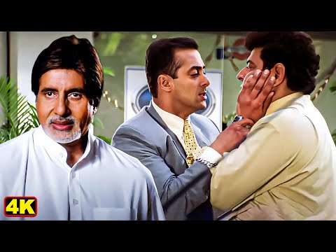 Climax Scene | तूने मेरे बाबू जी पे हाथ कैसे उठाया | सलमान खान, अमिताभ बच्चन, हेमा मालिनी | Baghban