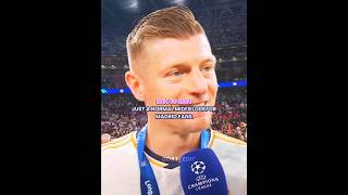 Toni Kroos 🖤 #football #realmadrid #ucl #ronaldo #goal #germany #retirement #edit