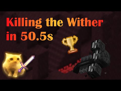 [WR] Kill Wither SSG Speedrun in 50.500s