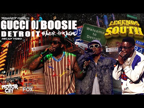 Gucci Mane OJ Da Juiceman Boosie | Legends Of The South Show (Backstage Detroit)