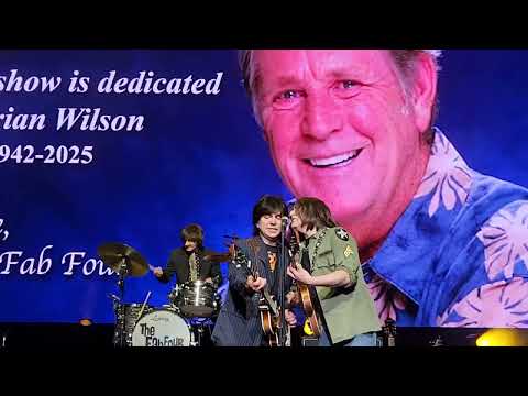 Beatles-the Fab Four doing "Surfin USA" tribute to Brian Wilson