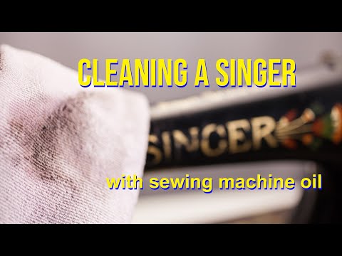 Simple cleaning method of your vintage Singer – Using oil!