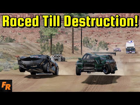 Raced Till Destruction! - BeamNG Drive