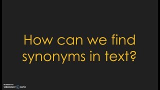 Context Clue: Synonym