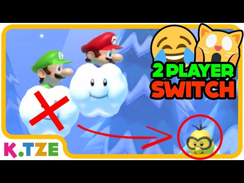Super Mario 2 Player Switch 😂☁️ Wolken Lachflash | K.Tze
