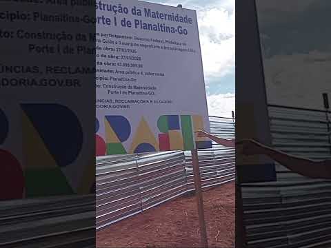 mais uma do governo federal do presidente Lula em planaltina goias