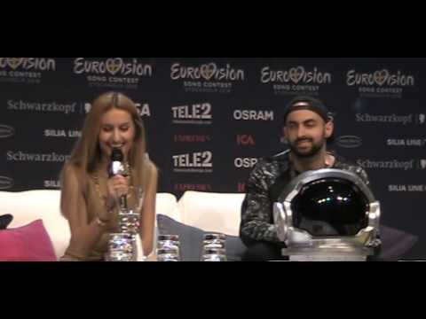 Meet & Greet of Lidia Isac from Moldova at Eurovision at Stockholm