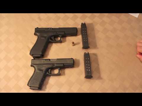 Glock 22 vs Glock 23 Comparison video