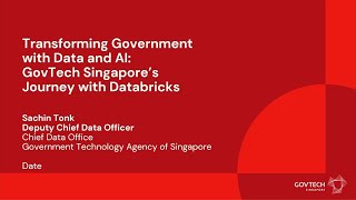 Transforming Government With Data and AI: Singapore GovTech's Journey With Databricks
