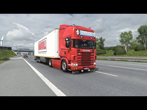 Euro Truck Simulator 2 | ETS2 1.48 | Scania V8 R4 series | Dortmund (D) to Metz (F)