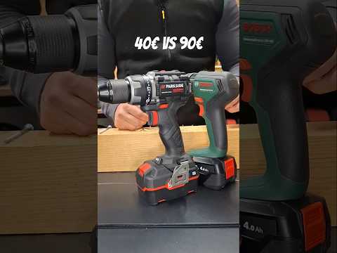 Parkside Performance vs Bosch Cordless Drill Drivers 60 Nm Brushless #parkside #bosch #performance