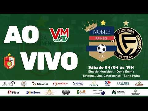 ⚪ AO VIVO | NOBRE FUTSAL X LUZERNA FUTSAL | 2ª RODADA | SÉRIE PRATA | LIGA CATARINENSE 2026