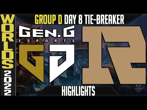 GEN vs RNG Highlights | Worlds 2022 Day 8 Group D TIE BREAKER | Gen.G vs Royal Never Give Up