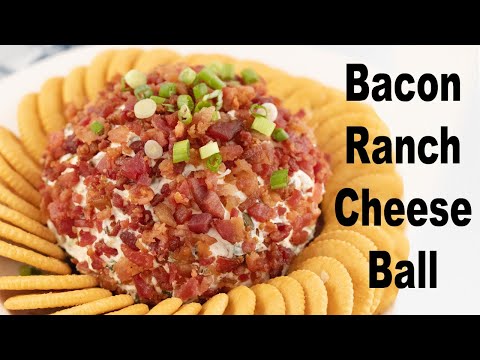 Bacon Ranch Cheese Ball - The Carefree Kitchen