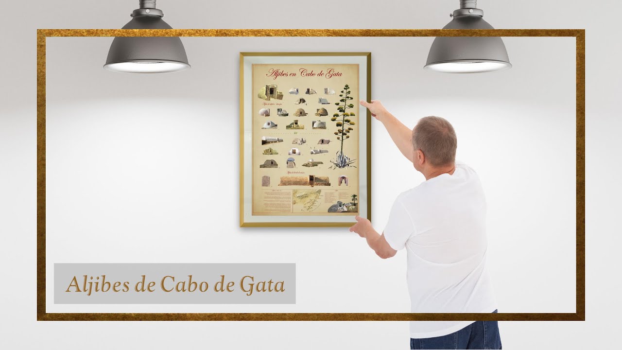 Lámina decorativa 'Aljibes de Cabo de Gata' (Almeía, Níjar, Carboneras - Andalucía)