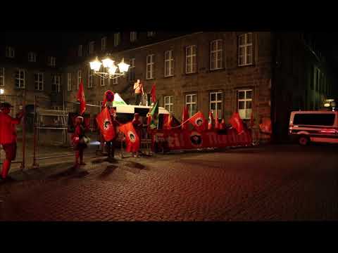 Lied der Merkeljugend zum Staatsempfang Söder Bayreuth Wagner Festpiele gesungen von Sven Liebich